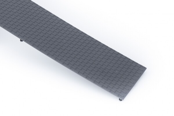SafeStep Gitterrostauflage genoppt mit Rutschhemmung 800x200 mm