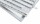 K60-Barfussrost mit Zarge, 600 x 1200 mm