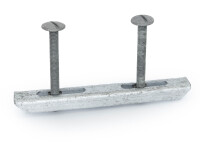Gitterrost-Doppel-Befestigung MW 30 x 10 mm