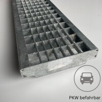 Outlet Schwerlast- Rinnenrost befahrbar / 123 x 498 x...