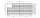 Outlet - Barfußrost / 485 x 1200 mm / 20 x 2 mm / Barfussrost / verzinkt