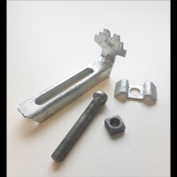 Gitterrost-Befestigung MW 20x20 mm