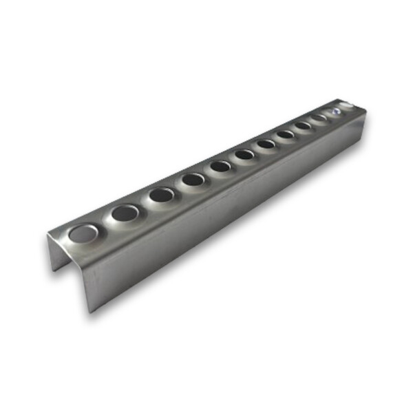 Leitersprosse 400 mm, 35x35 mm in V4A 1-reihig für Schacht- und Steigleitern