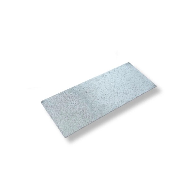 Stirnwand für Fassadenrinne 70mm Bauhöhe verzinkt 130 x 70 mm