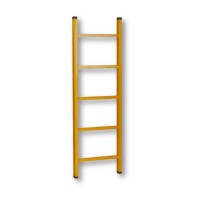 Schachtleiter GFK Kunststoff, tritt und rutschsicher 400 mm Lichte Weite, Holm 60x30 mm, Länge 840 - 5880 mm 4760 mm (17 Sprossen) Schachtleiter GFK Kunststoff, tritt und rutschsicher 400 mm Lichte Weite, Holm 60x30 mm, Länge 840 - 5880 mm 4760 mm (17 Sprossen)