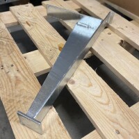 Outlet Winkelkonsole Typ 3 für Rostbreite 515 mm