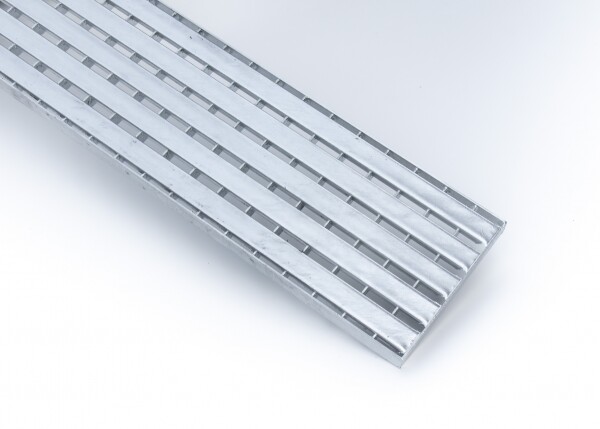 Barfußrost für Entwässerungsrinne CANYON 3.0 186x1000 mm, verzinkt