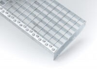 Outlet-P-Stufe 1000 x 305 mm / 30 x 2 / 30 x 30 / R12
